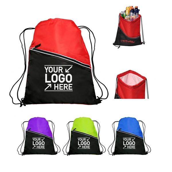 Insulated Drawstring Backpack
