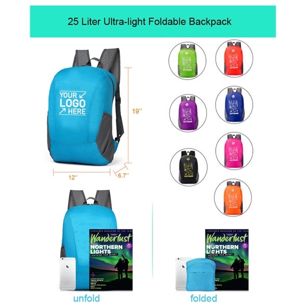 25 Liter Ultra-light Foldable Bag