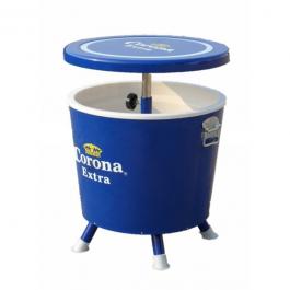  Download Image 45L Round Metal Cooler With Tabletop